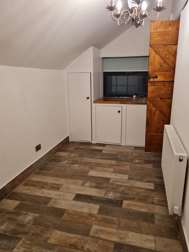 New dining and utility room